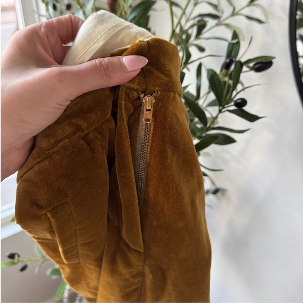 Sezane Martin Velvet Trousers, Curry Gold, Women’s 4 (36) - Picture 6 of 8